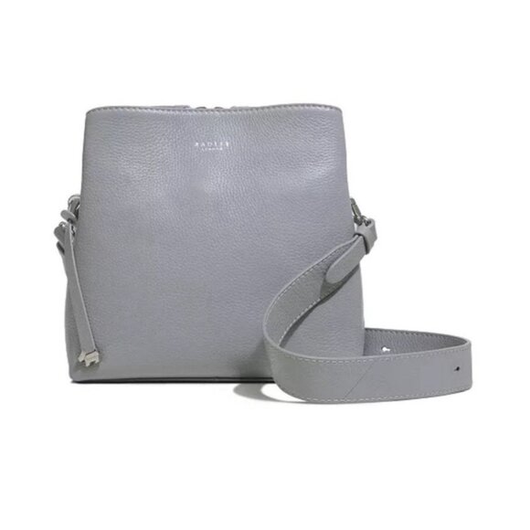 Radley London Dukes Place Medium Compartment Crossbody Bag Smoke Blue New - Picture 1 of 4